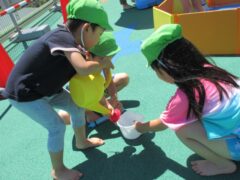 令和７年８月１日（金）暑くても元気です！